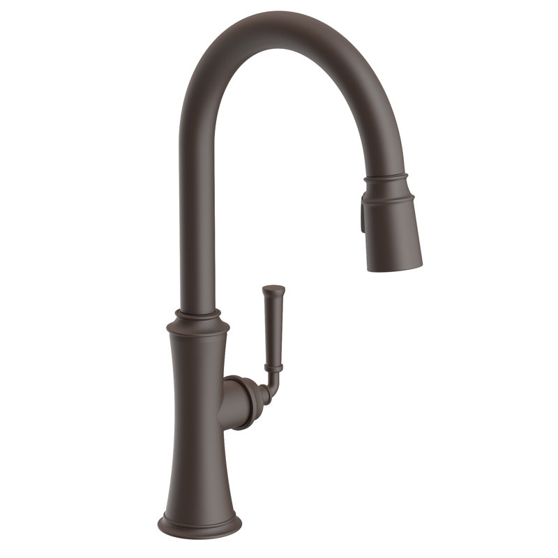 Stripling Single Handle Pull Down Kitchen Faucet, Oil Rubbed Bronze