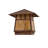 Wysocki Copper Fence Post Cap Light