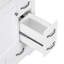 Meuble-lavabo 36 po sans lavabo, base d'armoire seulement, six tiroirs, diviseur de tiroir multifonctionnel, tablette réglable, blanc