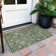 Machine Washable Indoor/Outdoor Chayden ACN1087 Green Rug