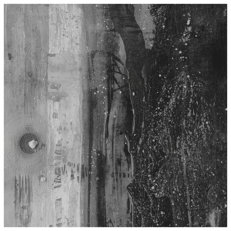 Édredon monochrome à texture abstraite, Lit simple