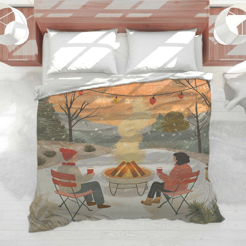 Campfire Bedding Outdoor Comforter Rustic, Twin Extra Long