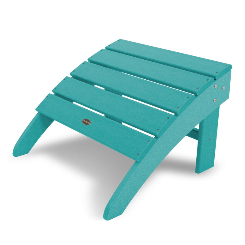 Repose-pieds POLYWOOD Adirondack South Beach, Turquoise