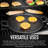 Kenmore 14-Inch Cast Iron Griddle Pizza Pan with Handles
