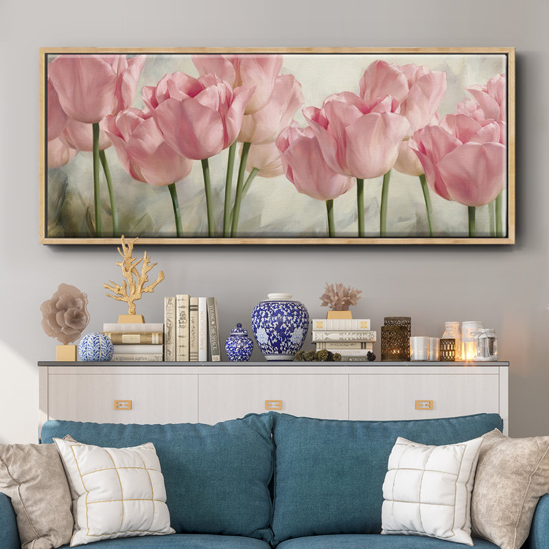 Nature Inspired II- Framed Canvas, 20" H x 50" W