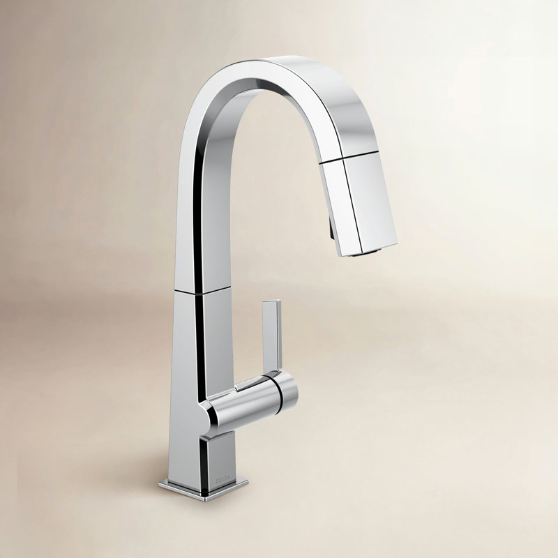 Pivotal Pull Down Bar Faucet, Chrome