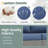 5 Pieces Patio Conversation Set-1505605494