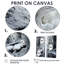 Winter Silent Woods I - Art mural traditionnel 2 panneaux-653977189-653977197-653977198