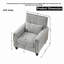 Fauteuil d'appoint rembourré l 32,4 po-950829909