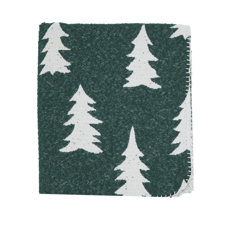 Jeté Holiday Tree, Vert