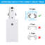 Connecteur d'alimentation à extrémité en direct H, ensemble d'éclairage sur rail à 3 fils et 1 circuit de type H, blanc-130373846
