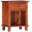 Desroches 40cm W Solid Wood Bedside Table