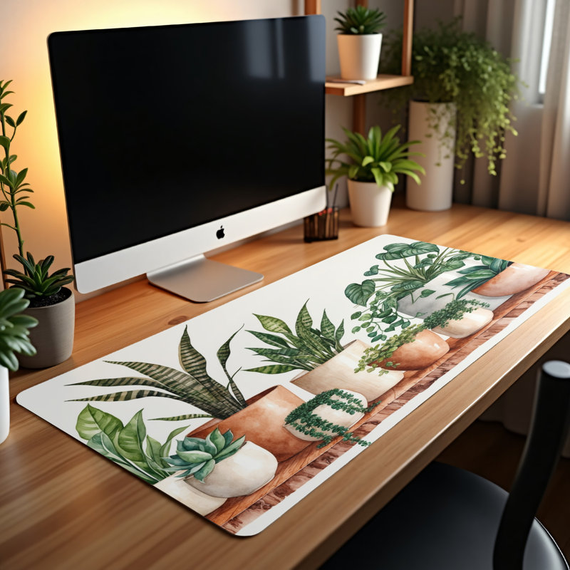 Polyester Desk Pad, 31.5x15.5