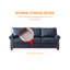 Ensemble de canapé de salon confortable avec fonction de rangement, conception modulaire 1 + 2 + 3 pour une assise et une fonctionnalité améliorées