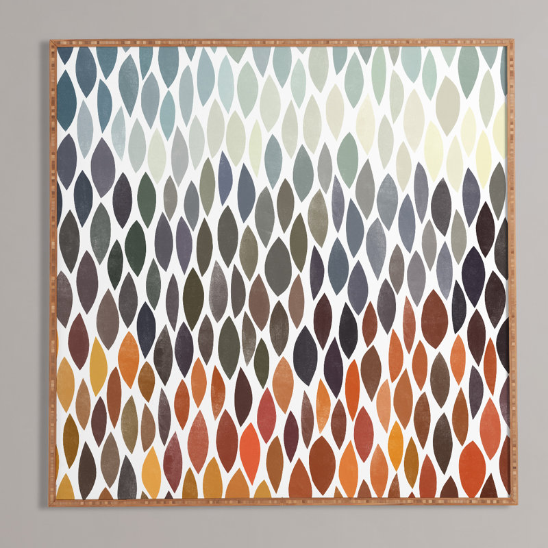 «Connections 5» par Garima Dhawan - Reproduction d'art graphique sur bois encadrée, H 20 po x l 20 po x p 1 po