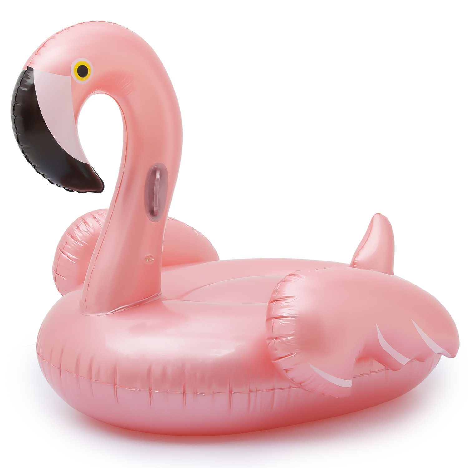 MoNiBloom Giant Flamingo Shape Beach Inflatable Pool Float Swimming ...