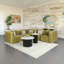 Fauteuil d'angle vert-850689397