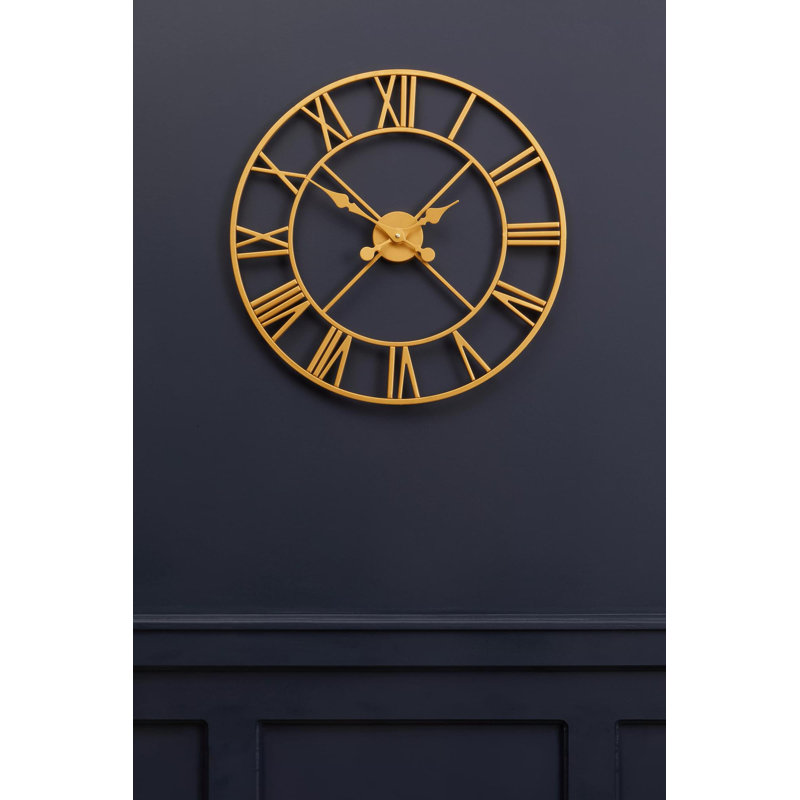 Amberboi Metal Wall Clock