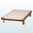 Xola mid-century Brown Expandable Twin to King Bed Frame, 12.28'' H X 73.81'' W X 74.69'' L