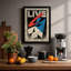 Live Energy Typography - Framed Print-670236766-670236752
