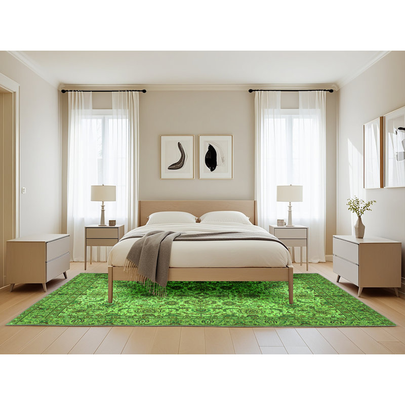 Annelies Performance Oriental Indoor Rug, Rectangle 5' x 8'