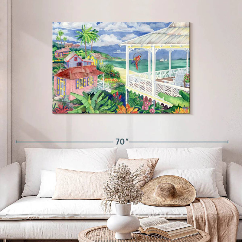 Gillard Bay Caribe, H 30 po x l 45 po