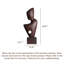 Sculpture en bois d'hévéa moderne et minimaliste moderne