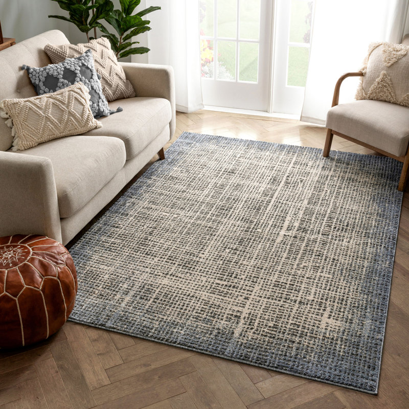 Malaga Abstract Synthetic Area Rug, Runner 67 x 220cm