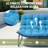 53.15" Wide Metal Patio Loveseat With Cushion-115052341