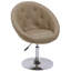 Latasha Faux Leather Swivel Barrel Chair-38961309