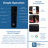 Fireplug Pro 29 Inch Smart Electric Fireplace Insert with Fire Crackle Sound + 2 Inch Trim Kit-109237494