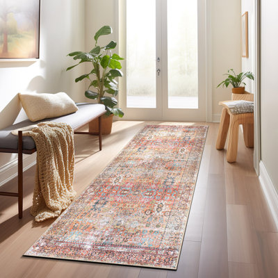 Tapis antidérapant transitionnel délavé à la machine