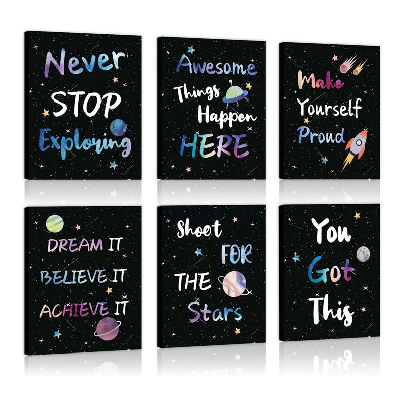 6 Piece Wrapped Canvas Print
