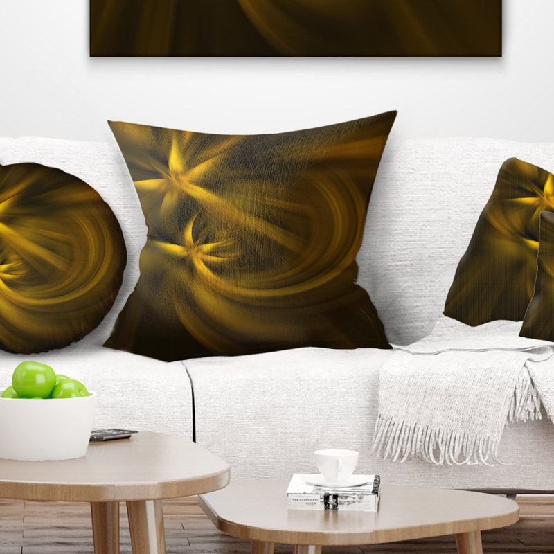  Coussin abstrait, 18 po x 18 po, Carré