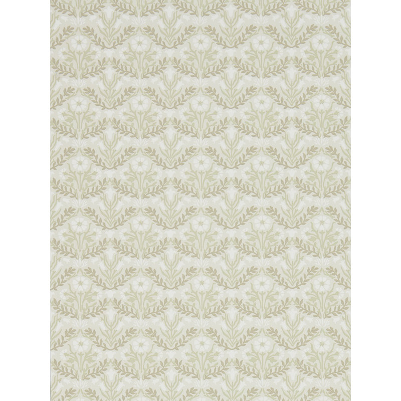 Bellflowers Wallpaper, Manilla/Olive