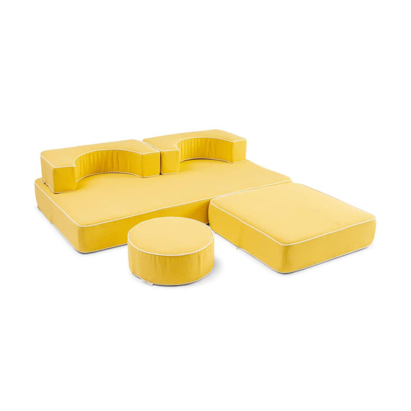 Outdoor Seating Group Cushion, Rivie Mimosa