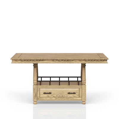 Table de comptoir - finition caramel