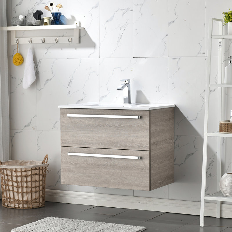  Meuble-lavabo simple 30 po , Gris