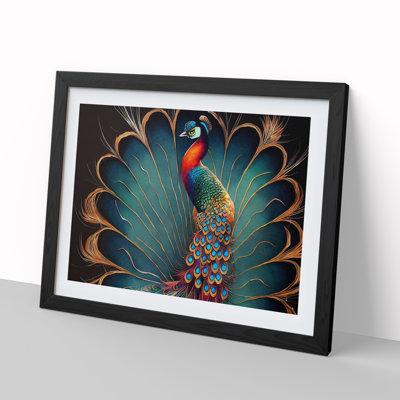 XH1022-6847X Peacock - Picture Frame Print
