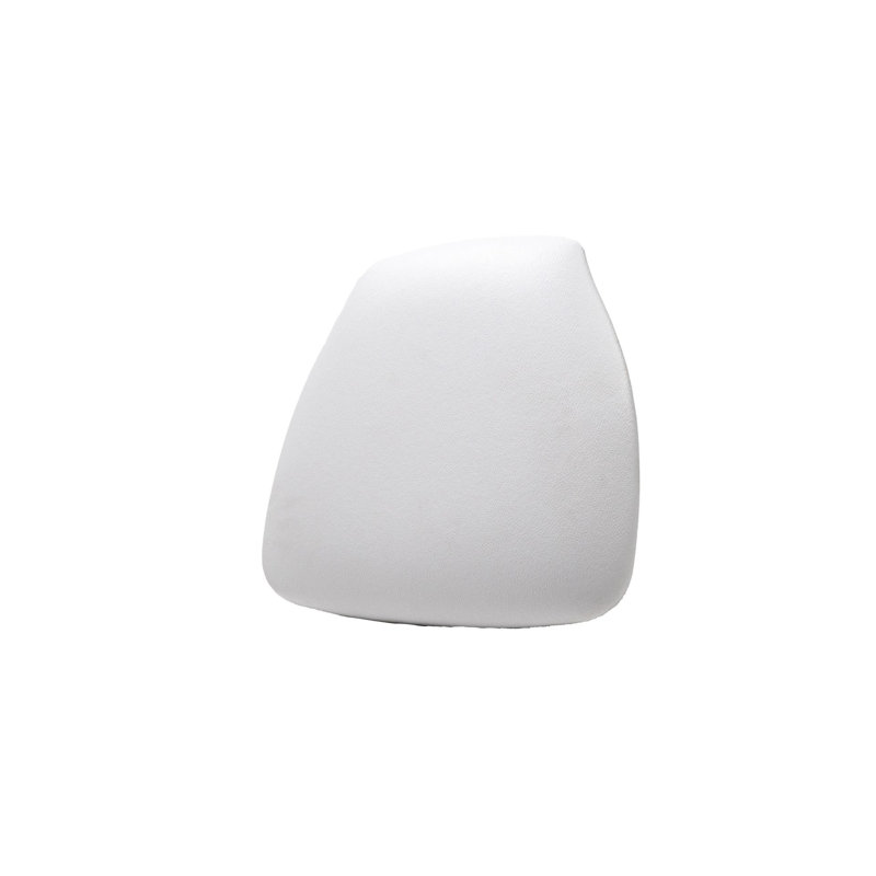 Seat Cushion Faux Leather For Napoleon/Tiffany Chair, 38.5X40X2.5Cm (Wxdxh), White