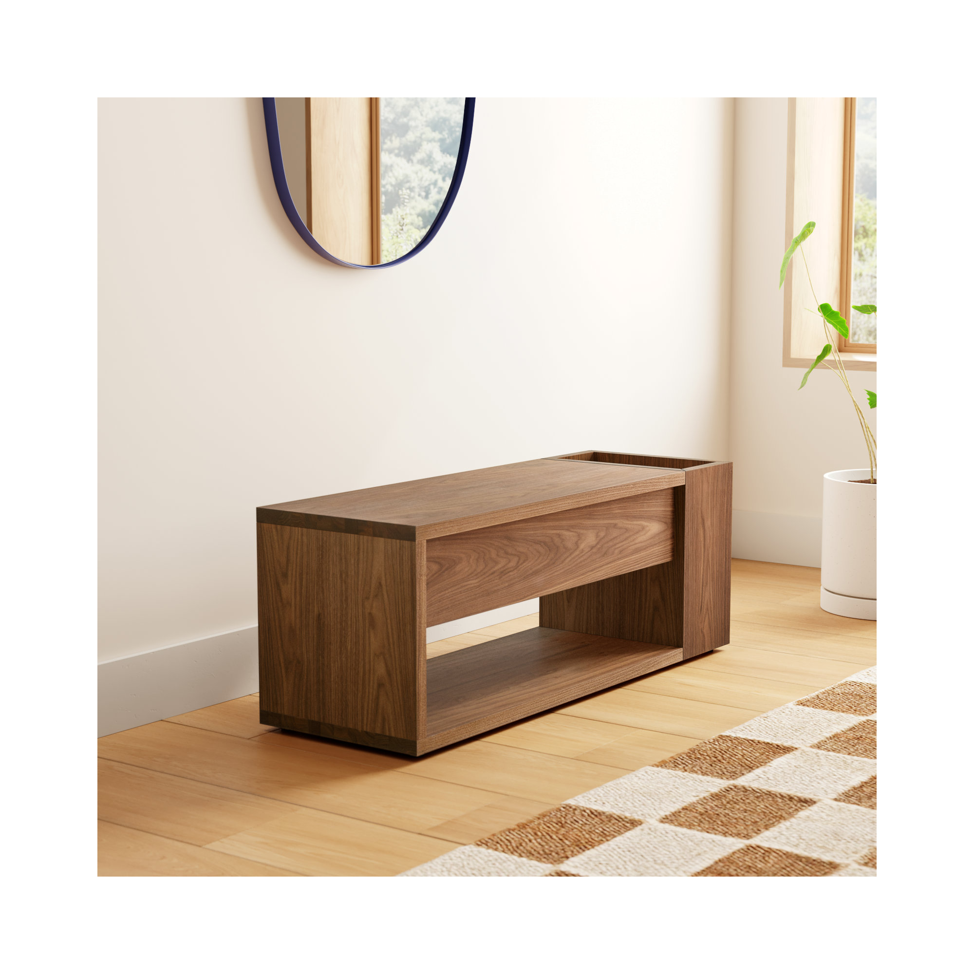 Go Forth Storage Bench, Walnut