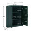 Buffet décoratif d'angle peu encombrant avec tablette réglable Lula-129182872-120884759