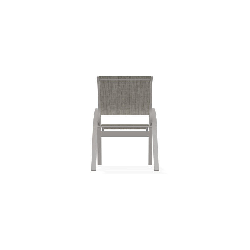 Aruba II Outdoor Dining Chair, Smoke, Warm Gray