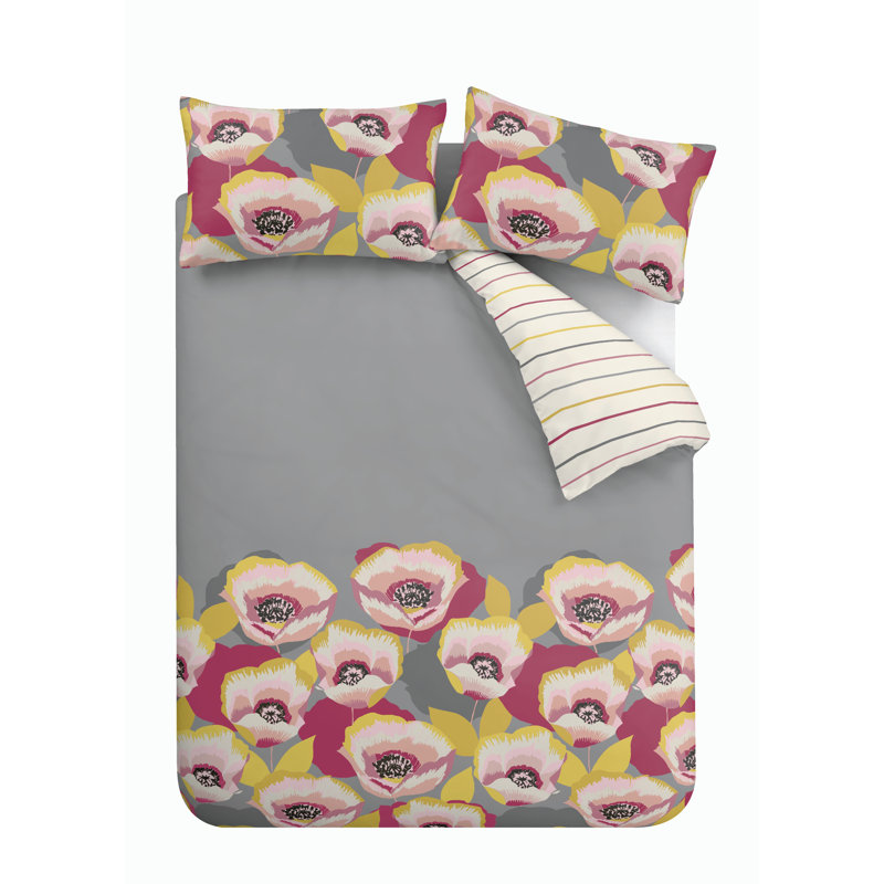 Modernist Poppy Grey/Red/Yellow, Single