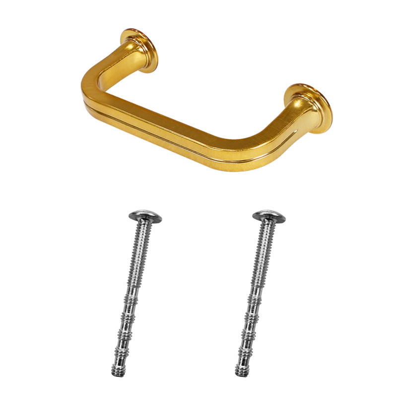 Ensemble de 8 poignées de tiroir Lumi Home Furnishings Classic, 3", Laiton