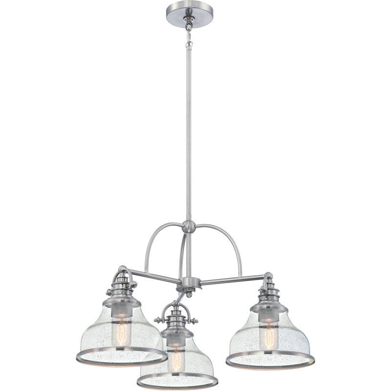 Lustre classique à 3 lumières Quoizel