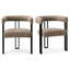Fauteuil de salle à manger rembourré H 18 po Jaevin -407900940