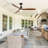 Nicola 60" 3-Blade Black Ceiling Fan With Led Light and Remote Control