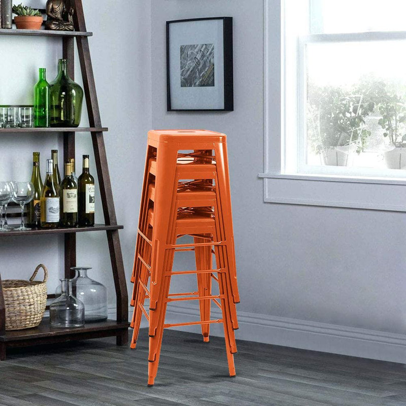 Tabouret de bar 30 po Lansing, Orange