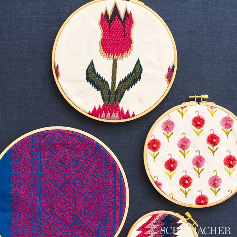 Tissu de broderie Tulip, Bijou